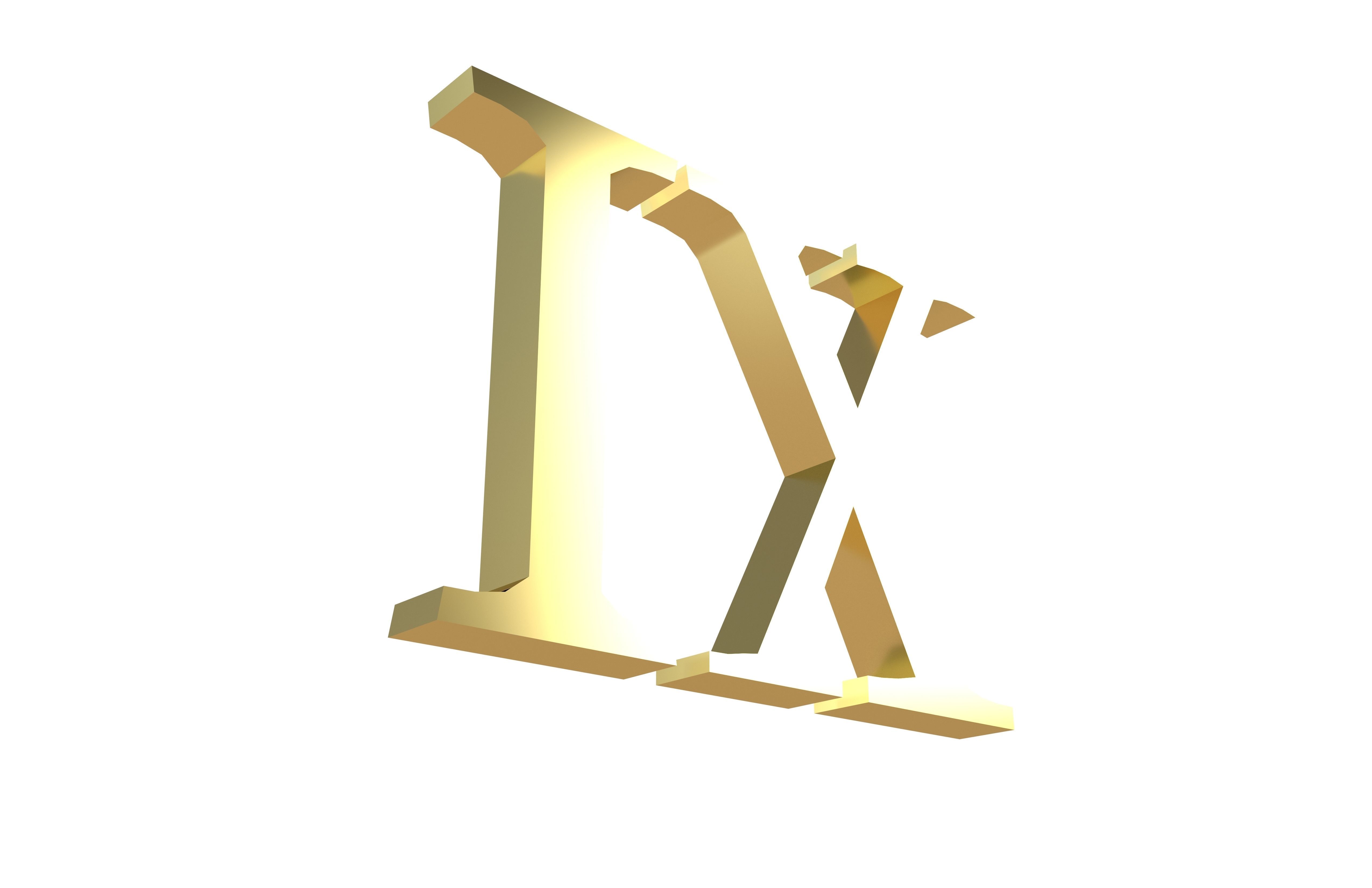 Roman Numerals 9 v1 002 Low-poly 3D model_3
