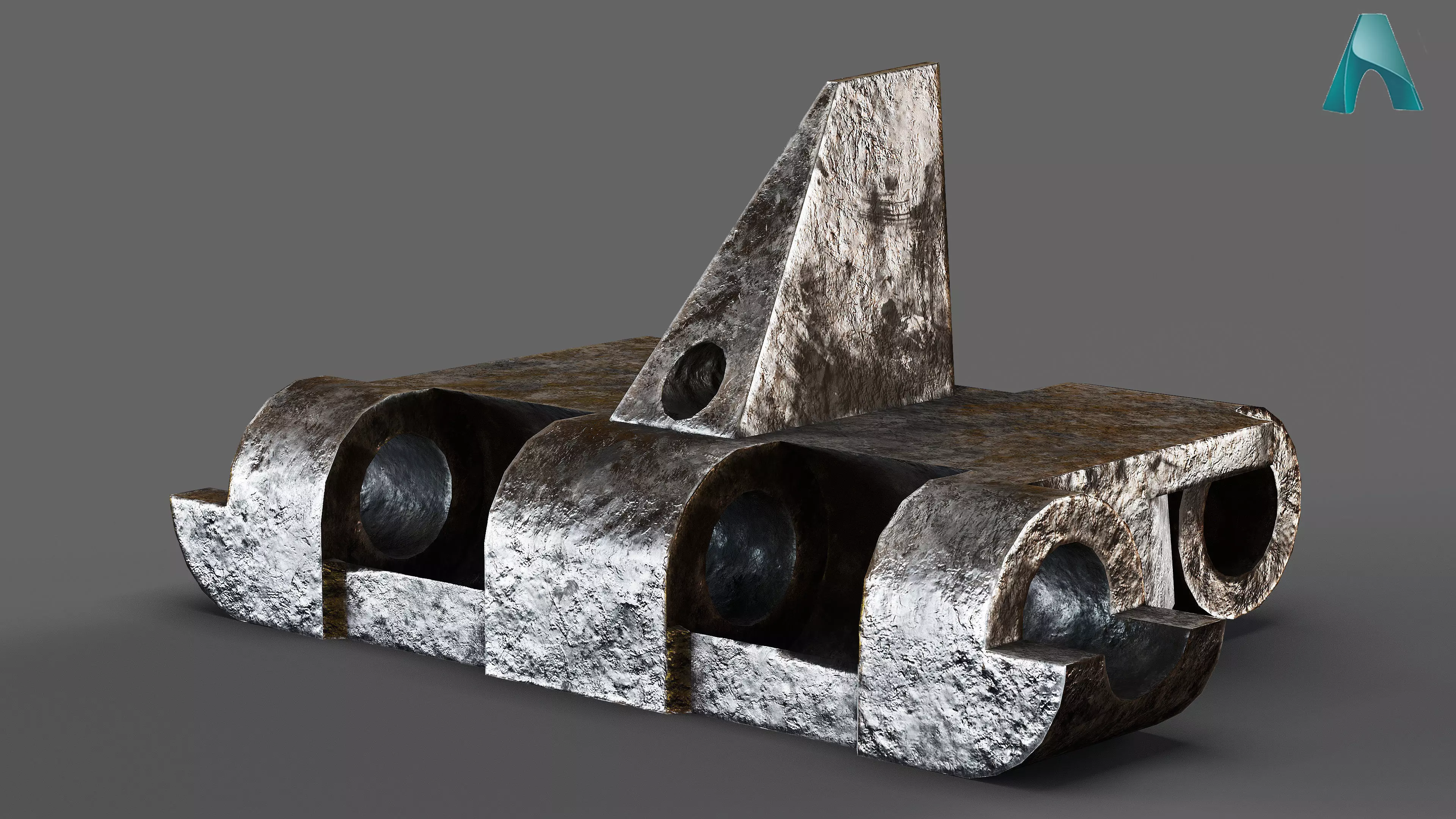 Tank track Free low-poly 3D model