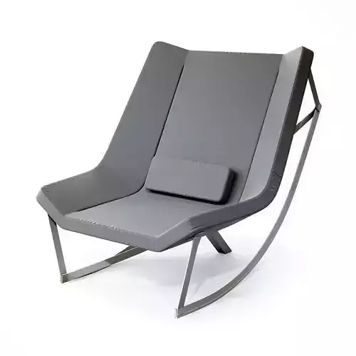 Modern Grey Armchair 3D model