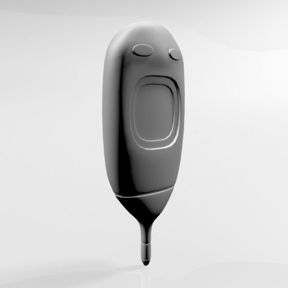 Rectal Thermometer 01 3D model_1