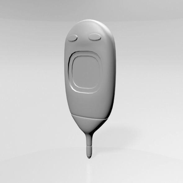 Rectal Thermometer 01 3D model_24