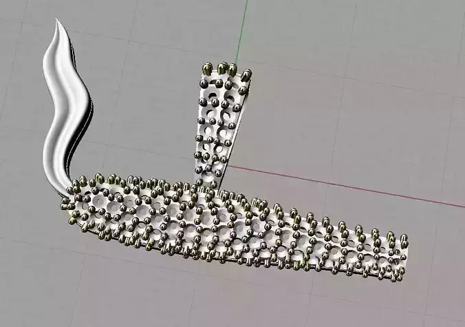 ciggaret pendent 3D print model