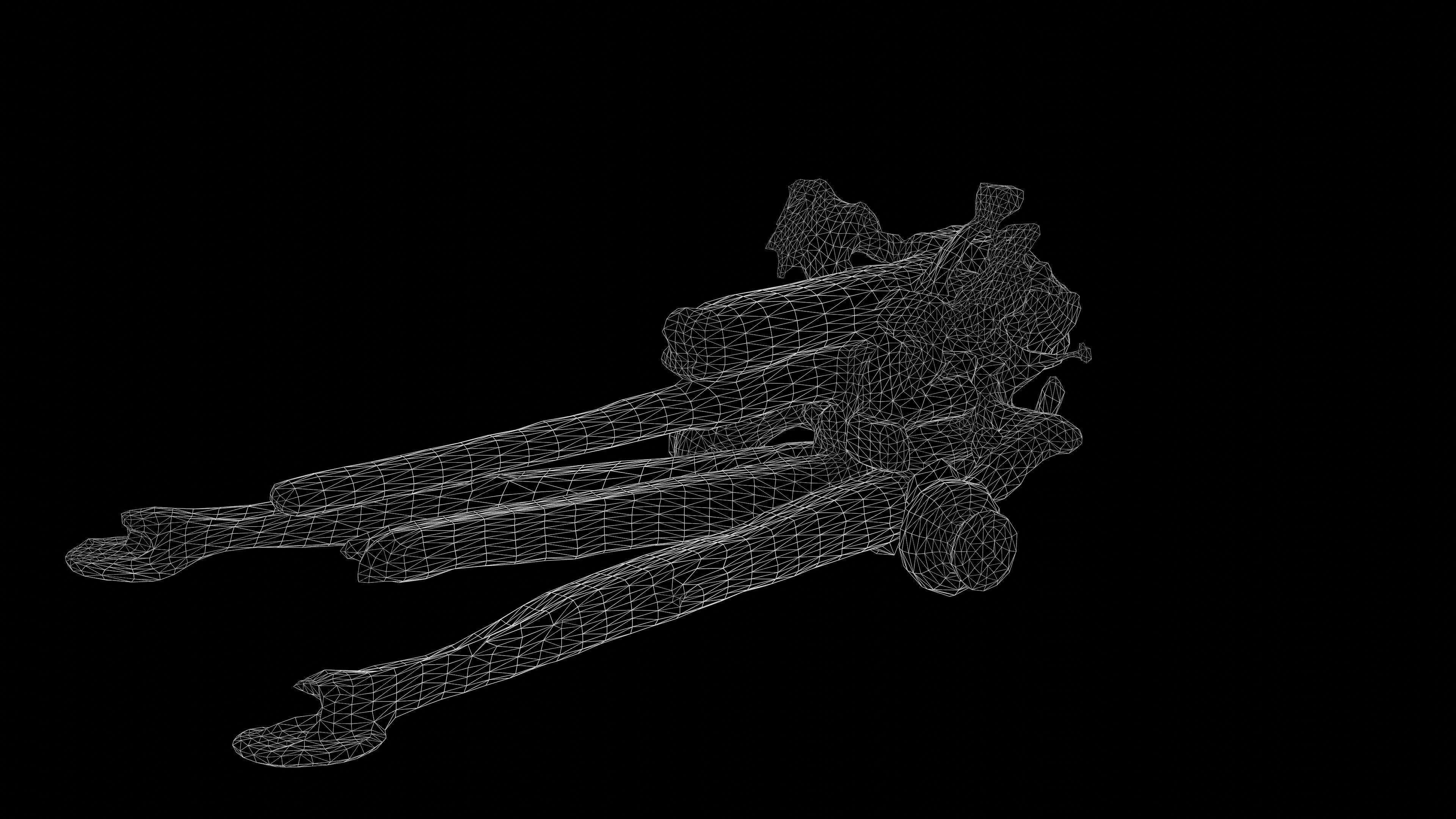 Destroyed Towed Howitzer D-30A 122mm Photoscan PBR Game Ready Low-poly 3D model_20