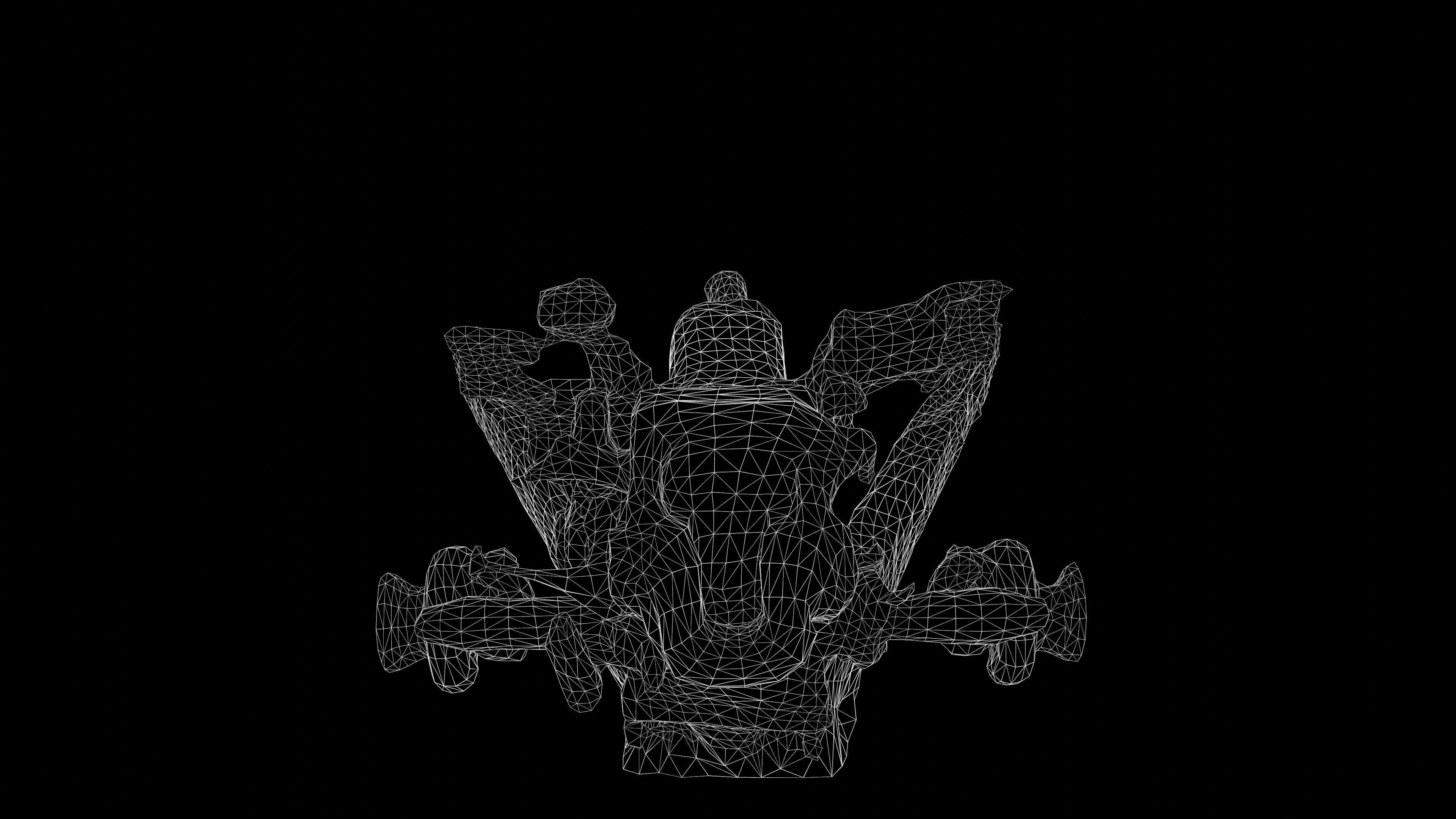 Destroyed Towed Howitzer D-30A 122mm Photoscan PBR Game Ready Low-poly 3D model_26