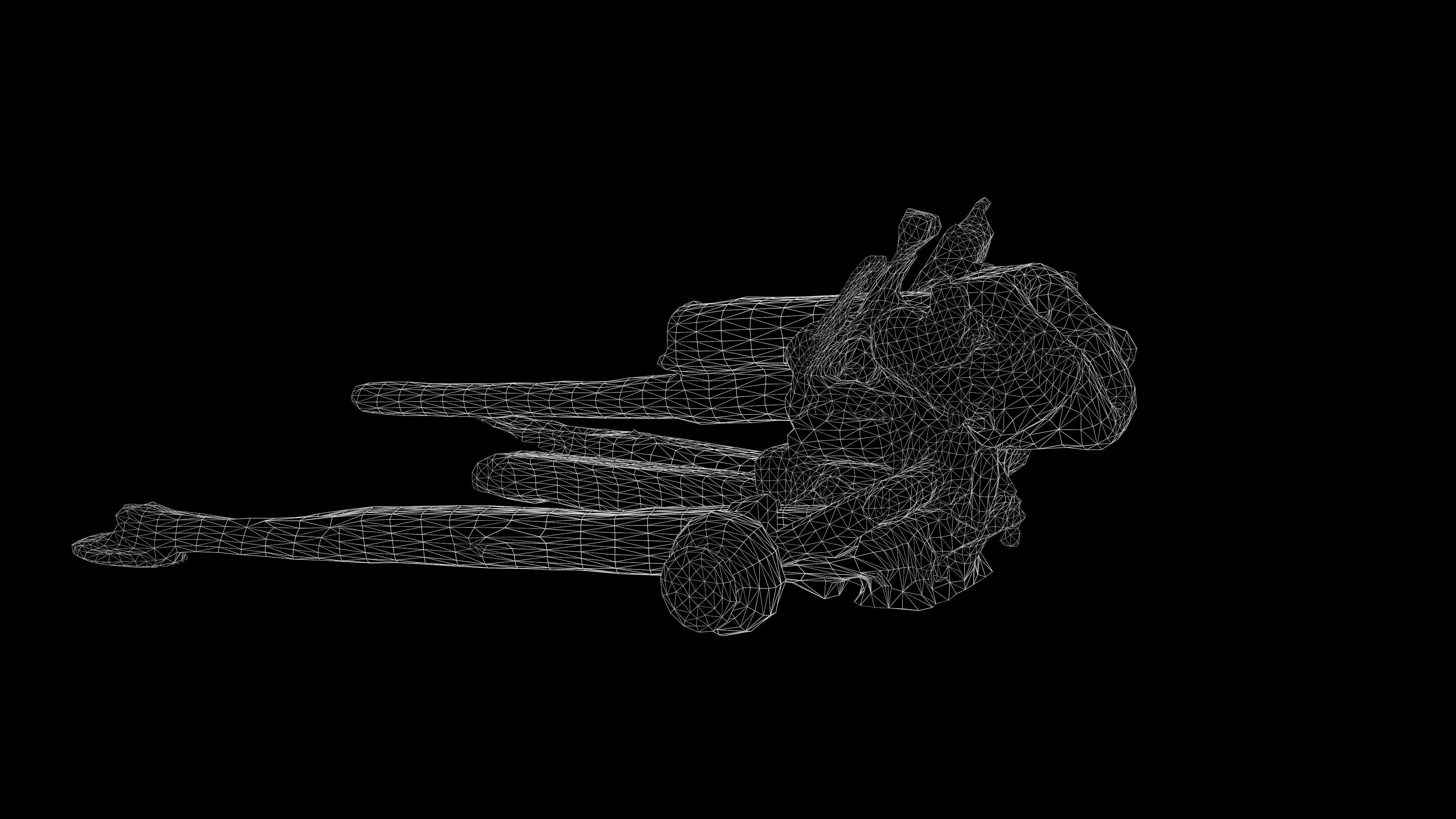 Destroyed Towed Howitzer D-30A 122mm Photoscan PBR Game Ready Low-poly 3D model_17