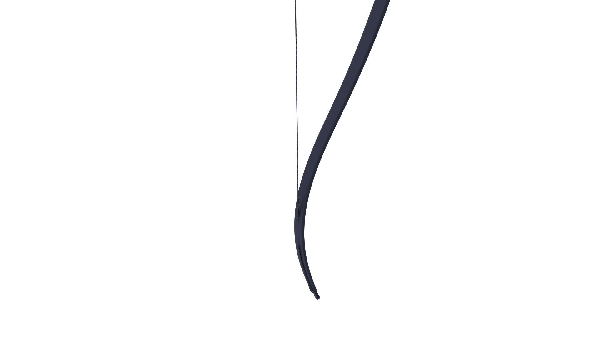 Olympic Recurve Bow - Rigged Low-poly 3D model_4