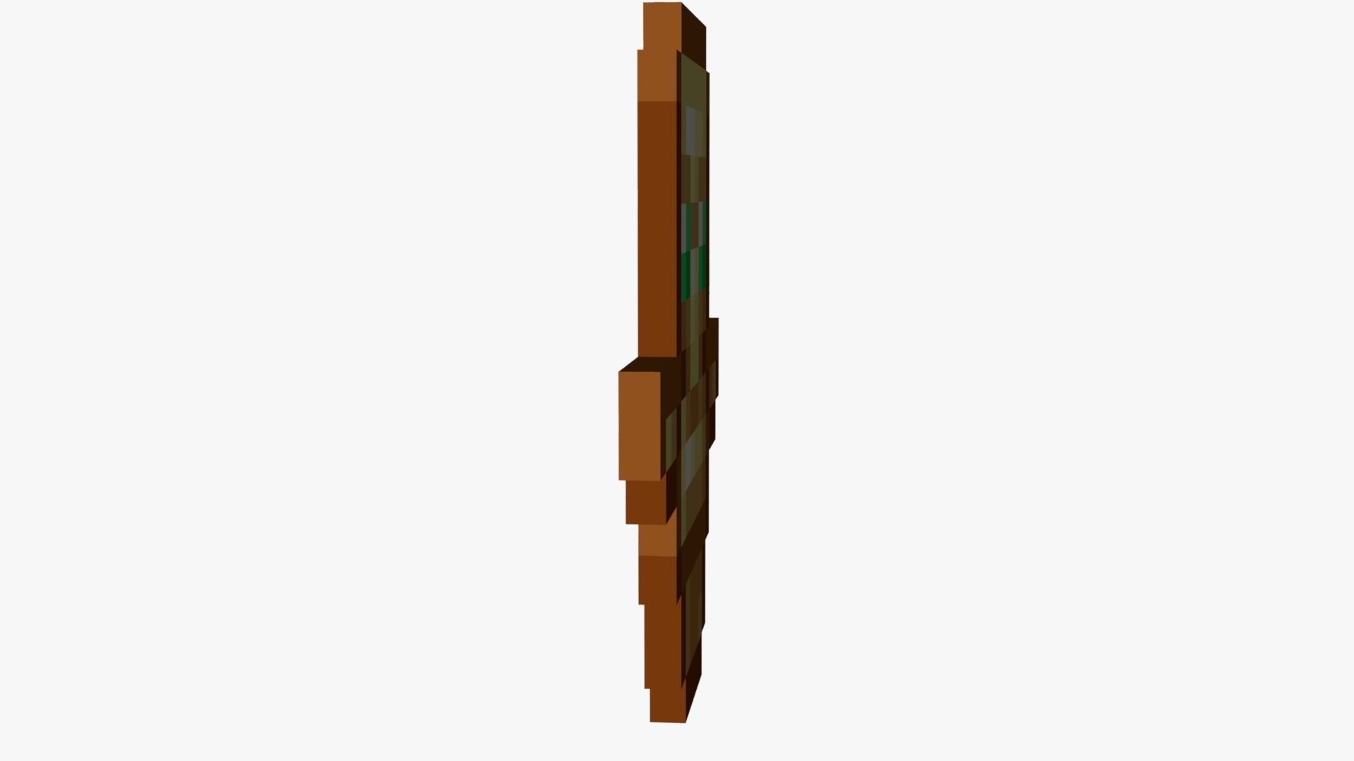 Minecraft Totem Of Undying Low-poly 3D model_61