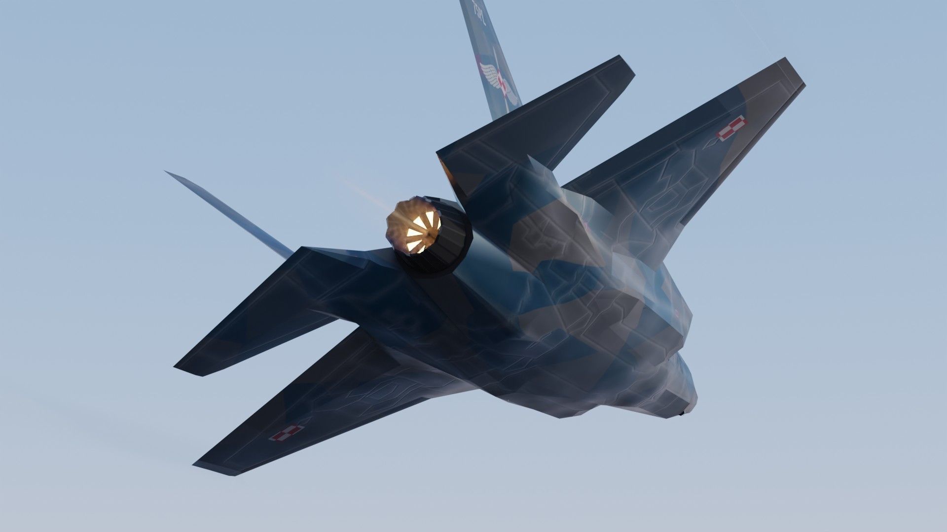 Lockheed Martin F-35 Lightning II Low-poly 3D model_14