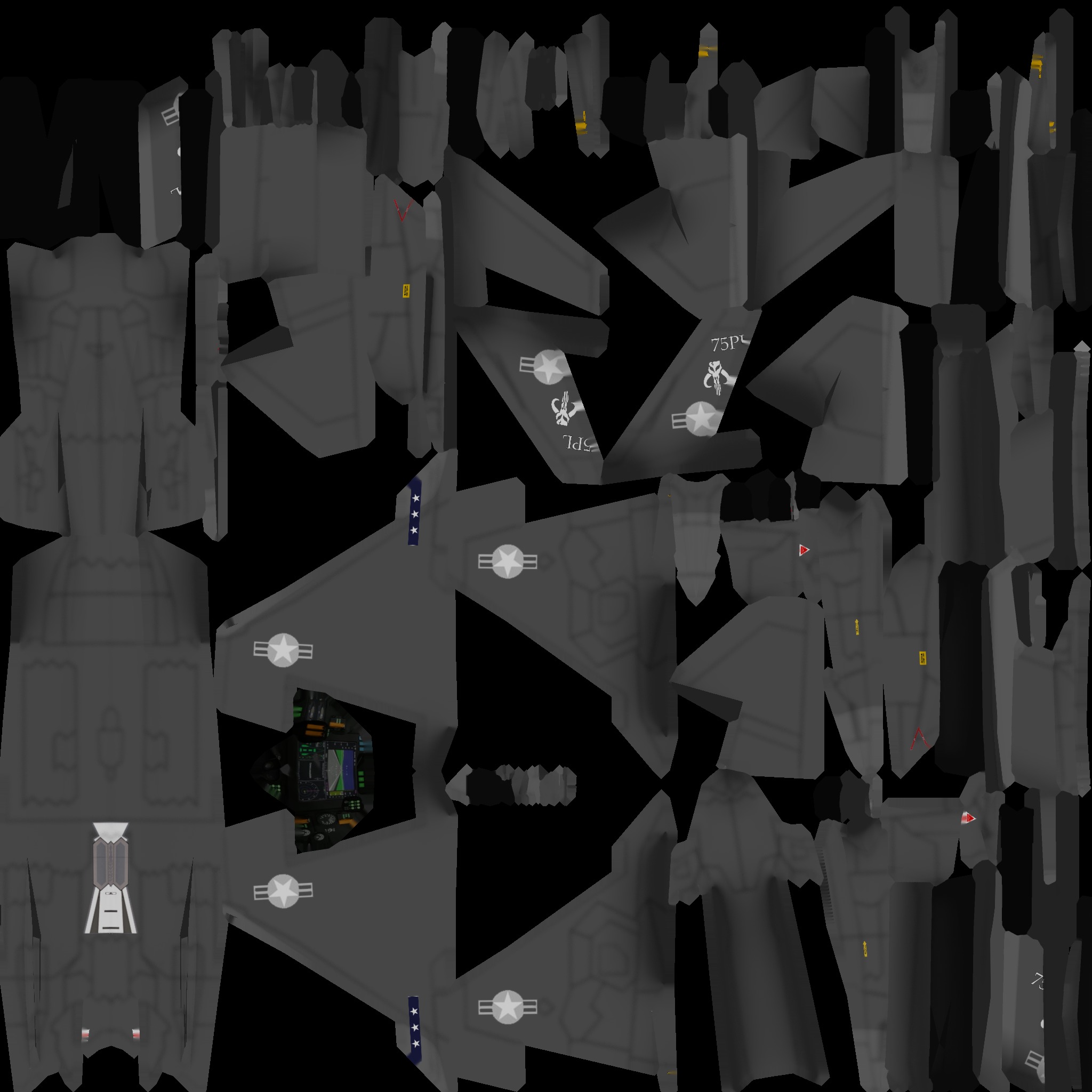 Lockheed Martin F-35 Lightning II Low-poly 3D model_28