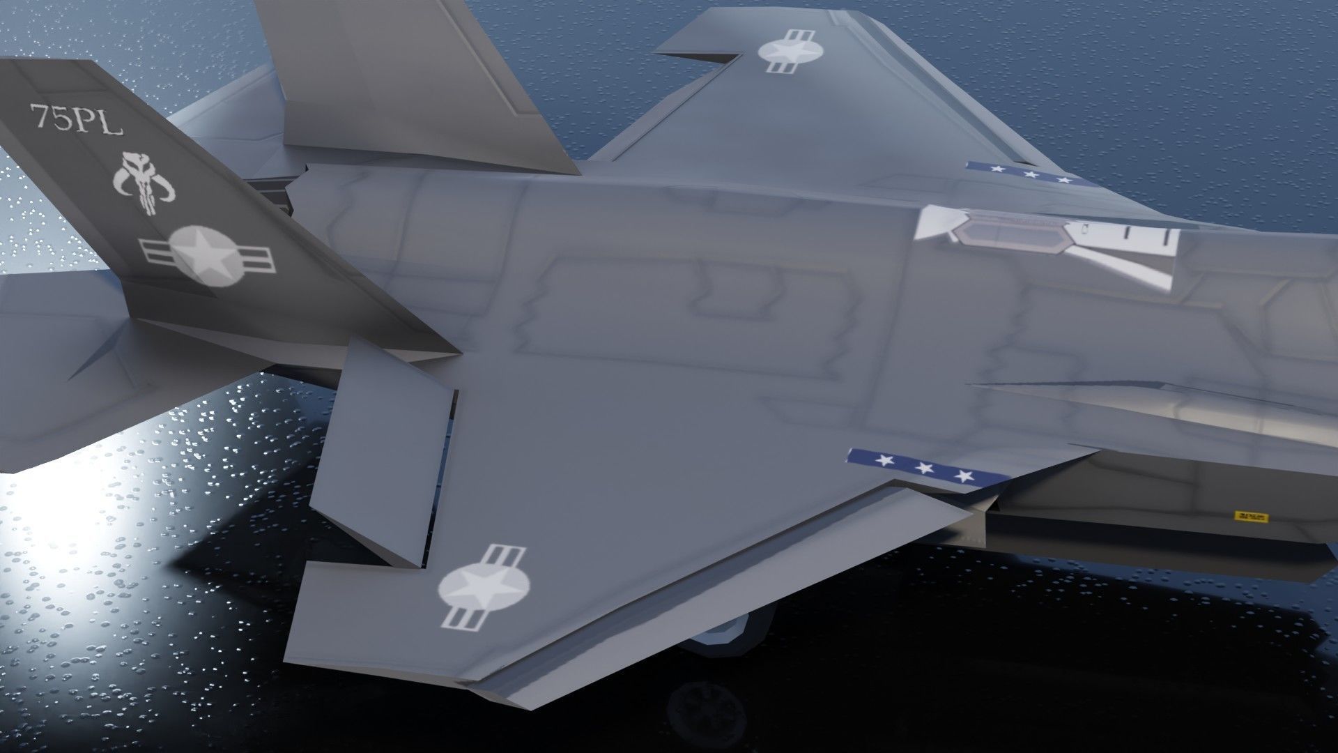 Lockheed Martin F-35 Lightning II Low-poly 3D model_23