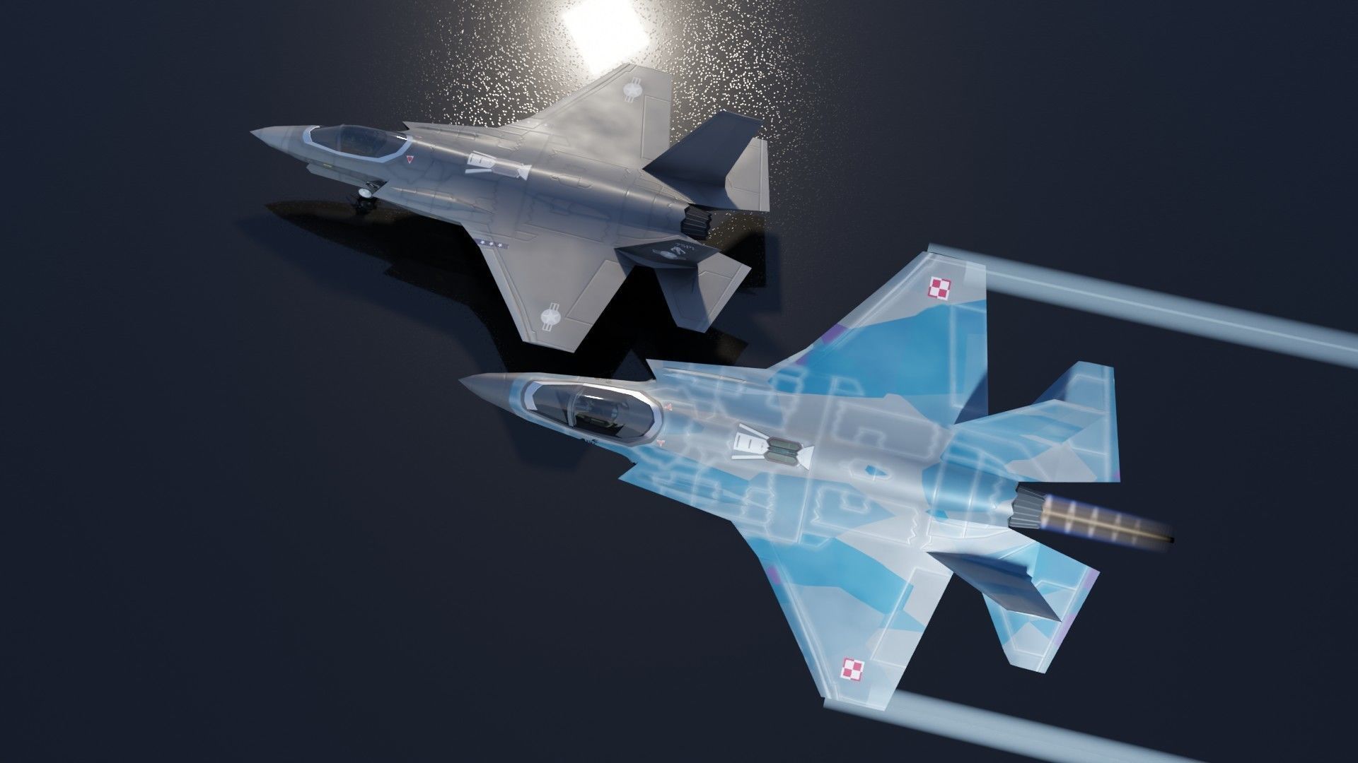 Lockheed Martin F-35 Lightning II Low-poly 3D model_21
