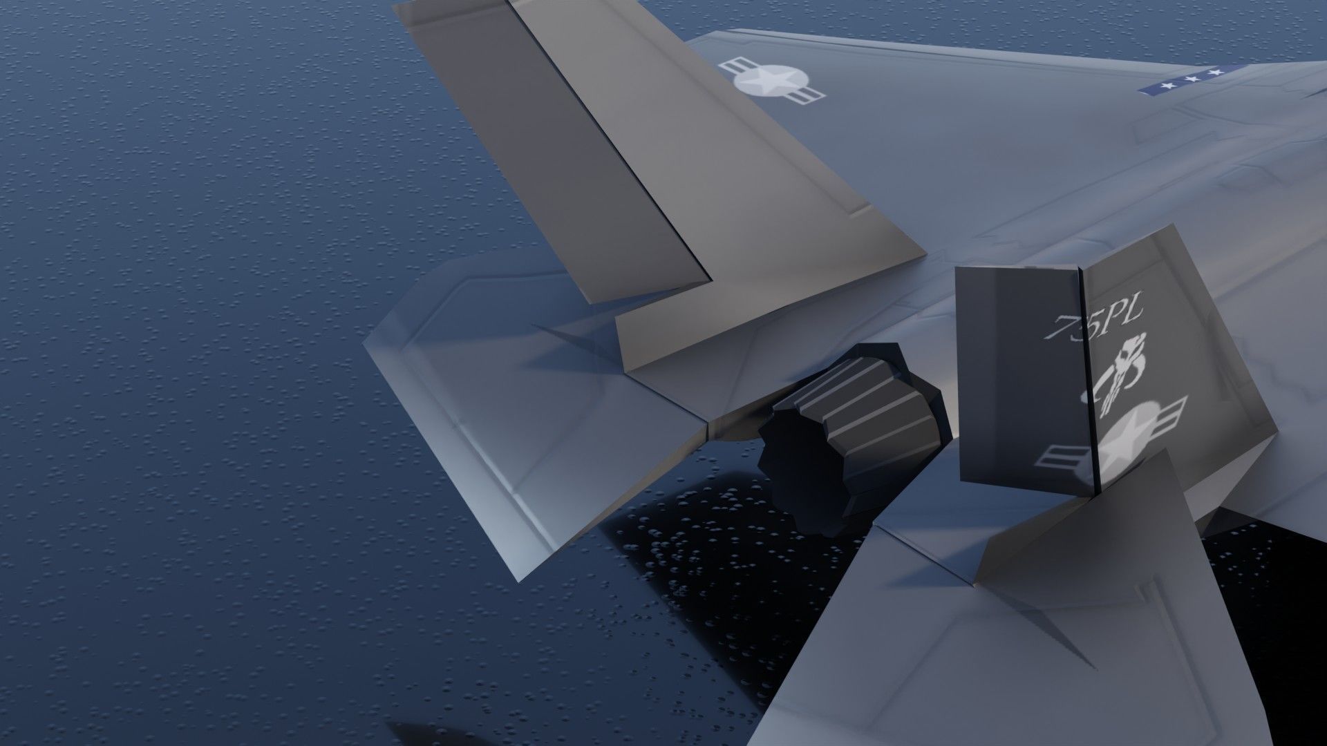 Lockheed Martin F-35 Lightning II Low-poly 3D model_24