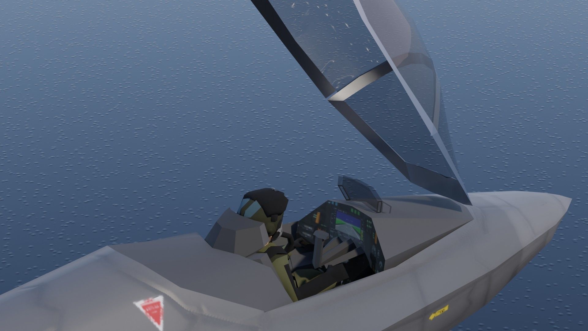 Lockheed Martin F-35 Lightning II Low-poly 3D model_27