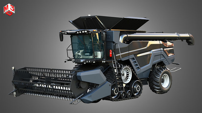 IDEAL - Combine Harvester - Small Grain Harvester Head 3D model