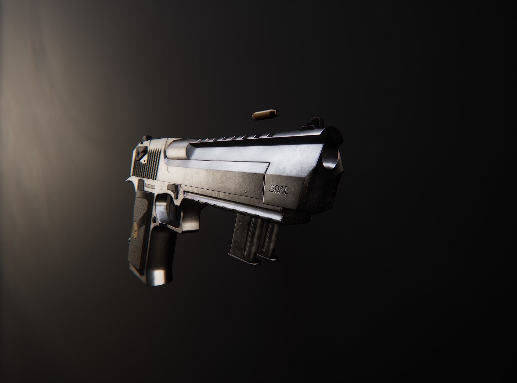 AAA Deagle Game Ready PBR Low-poly 3D model_7