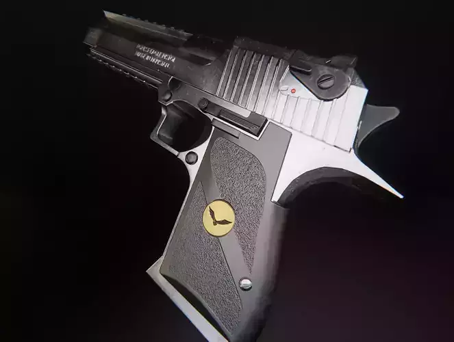 AAA Deagle Game Ready PBR Low-poly 3D model