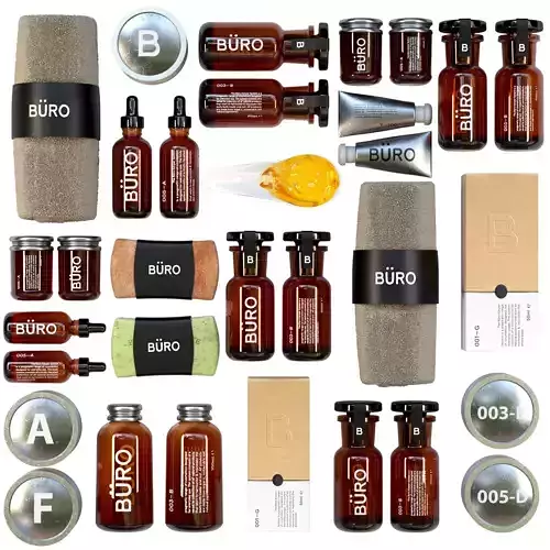 Large collection of bathroom accessories and beauty salons