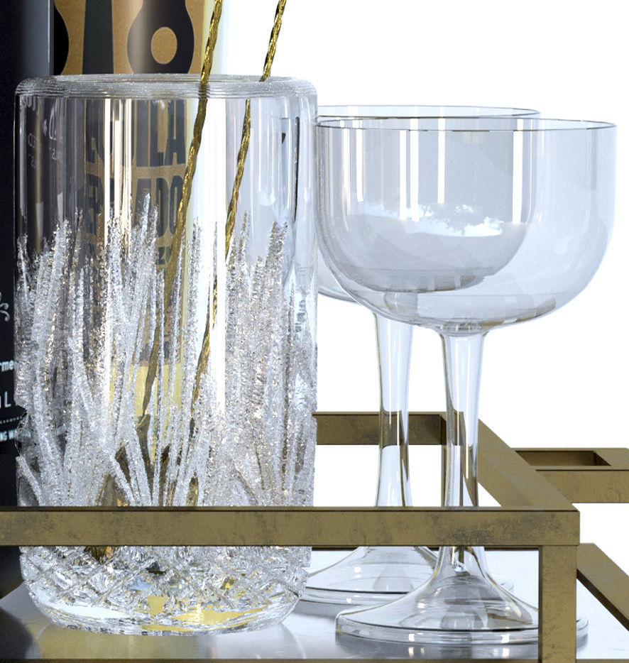 Collection of elite alcohol 3D model_2