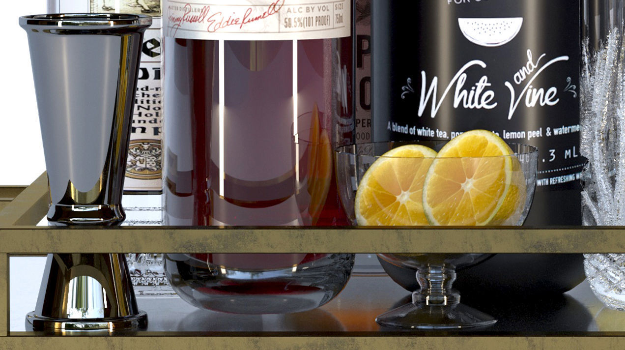 Collection of elite alcohol 3D model_4