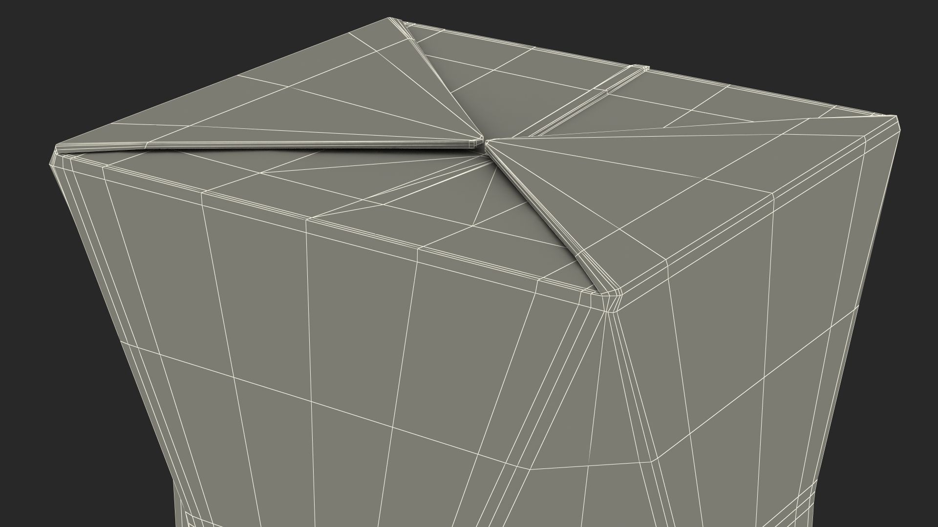 Mockup Small Aseptic Carton with Cap Green 3D model_21