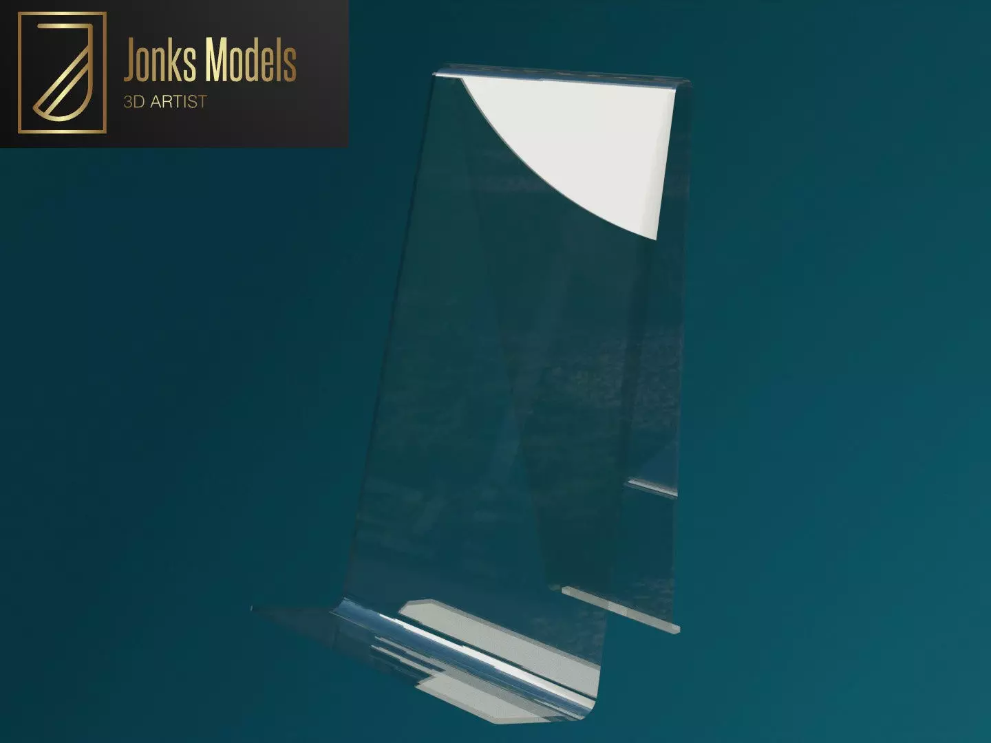 Card Holder Low-poly 3D model