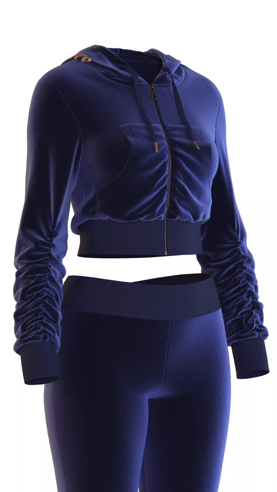 JUICY TRACKSUIT w MD file and obj file 3D model 3D model