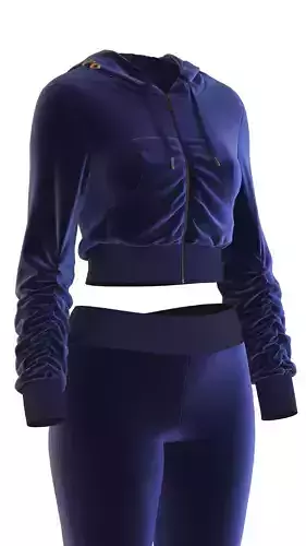 JUICY TRACKSUIT w MD file and obj file  3D model 3D model