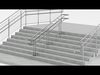 Outdoor stair 3D model_1