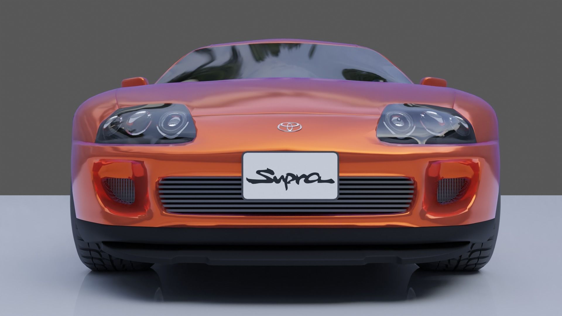 Toyota Supra  3D model_3