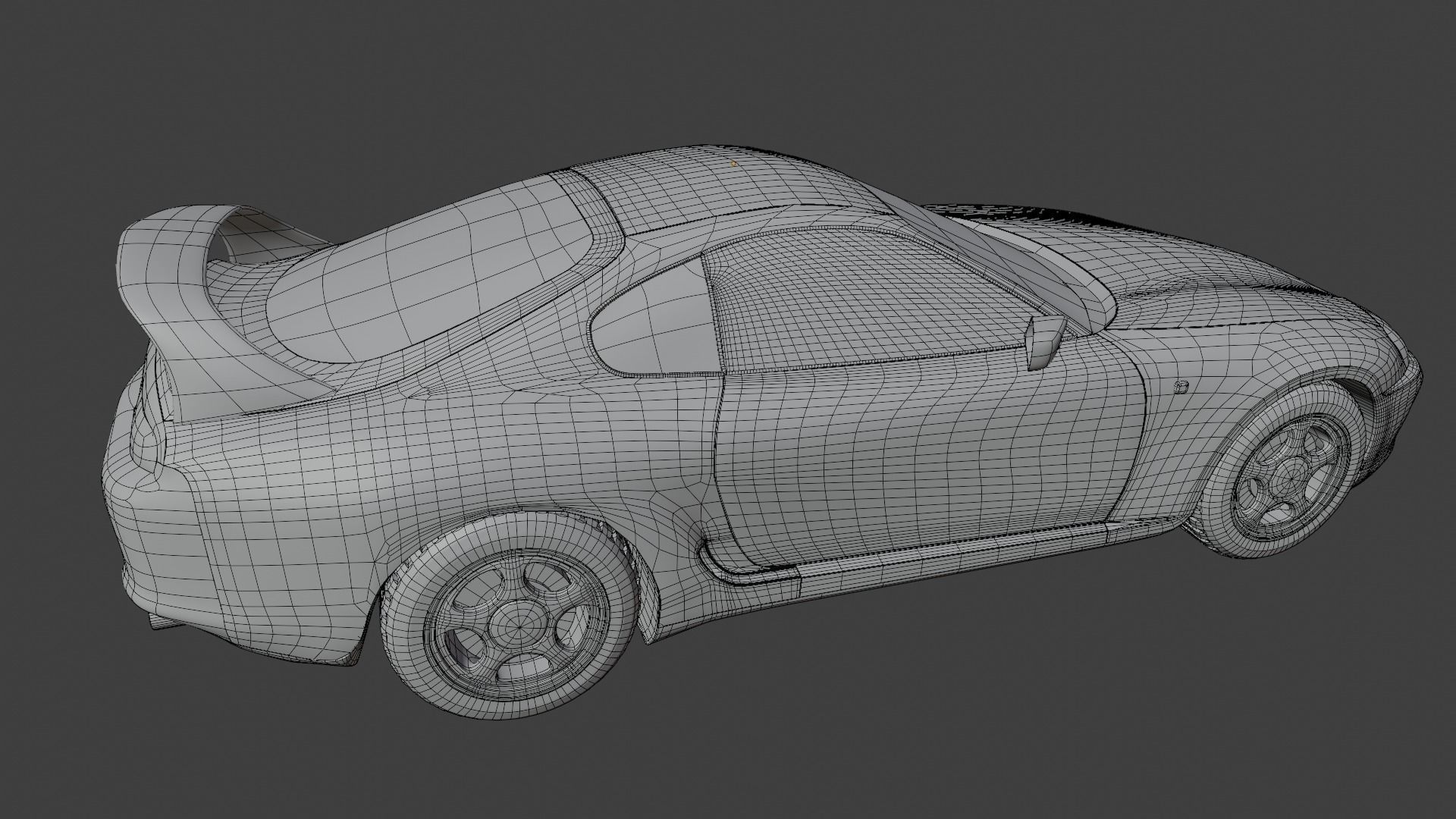 Toyota Supra  3D model_6
