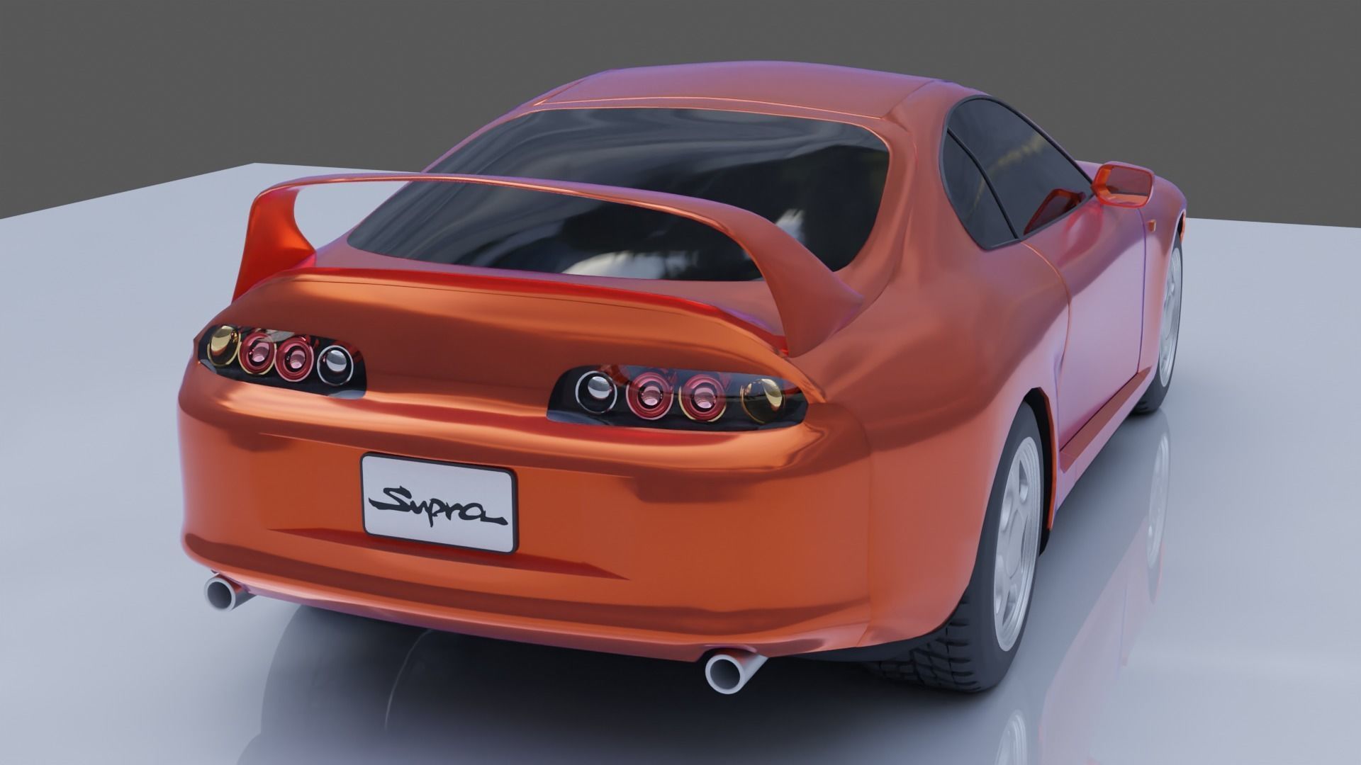 Toyota Supra  3D model_1