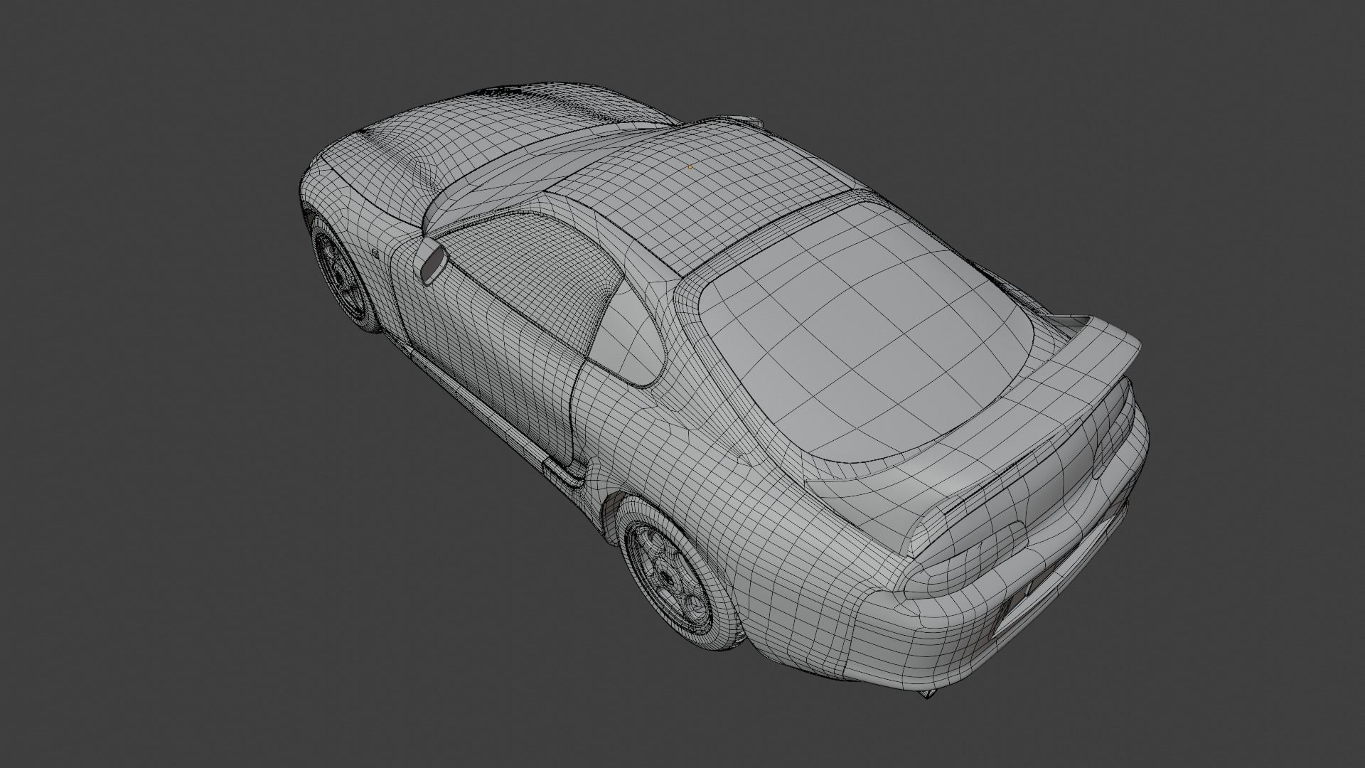 Toyota Supra  3D model_5