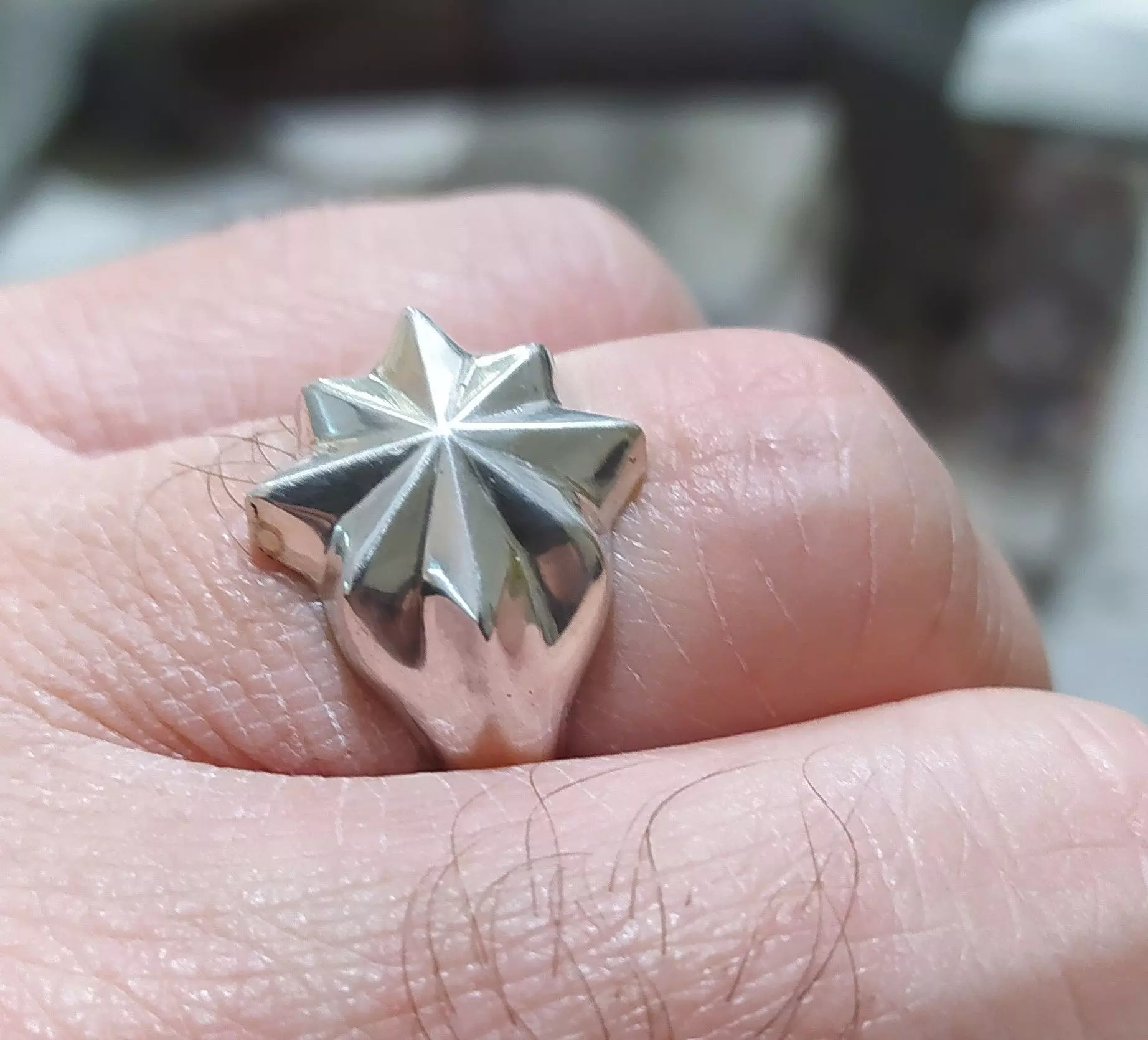 Star ring 3D print model_0