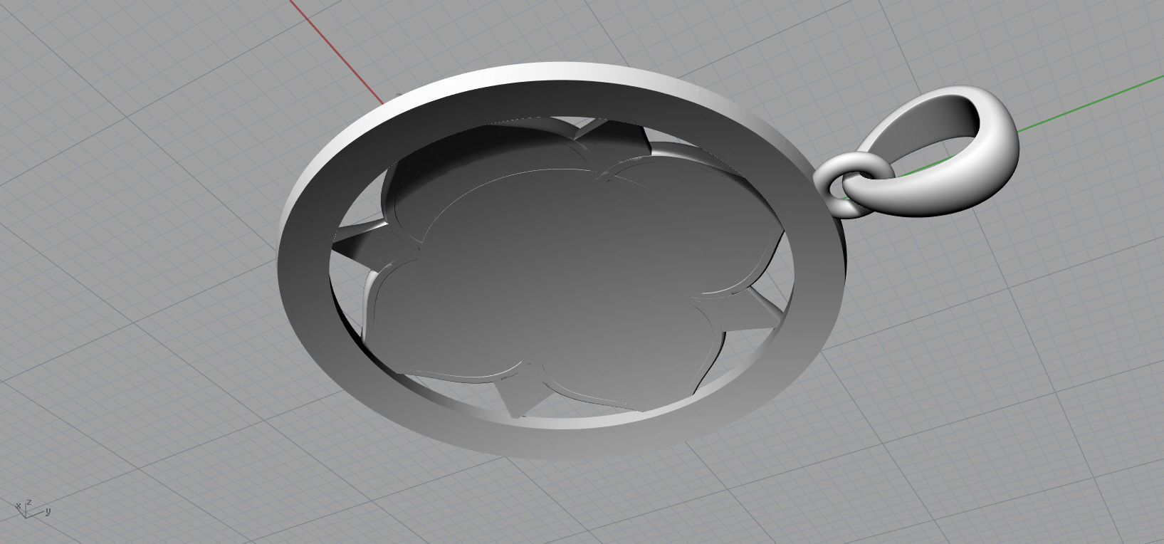 Muladhara chakras pendant 3D model for printing 3D print model_19