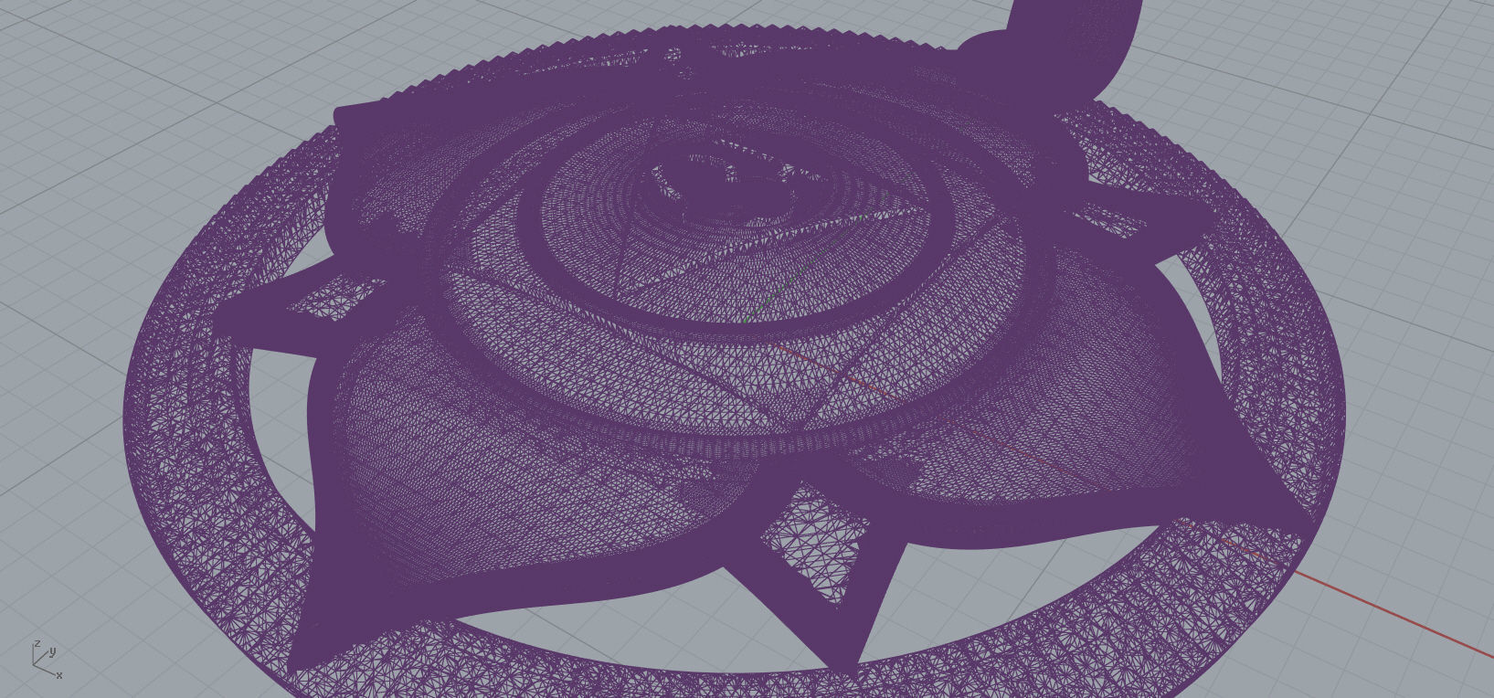 Muladhara chakras pendant 3D model for printing 3D print model_15