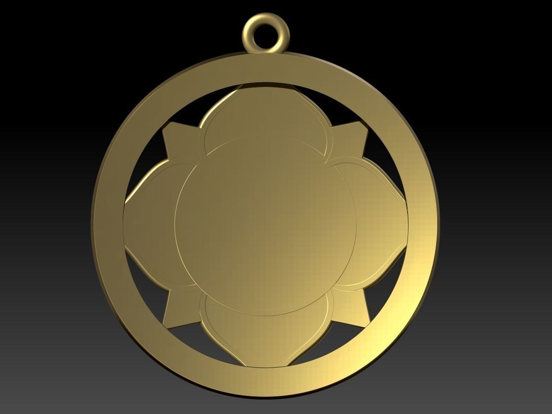 Muladhara chakras pendant 3D model for printing 3D print model_11