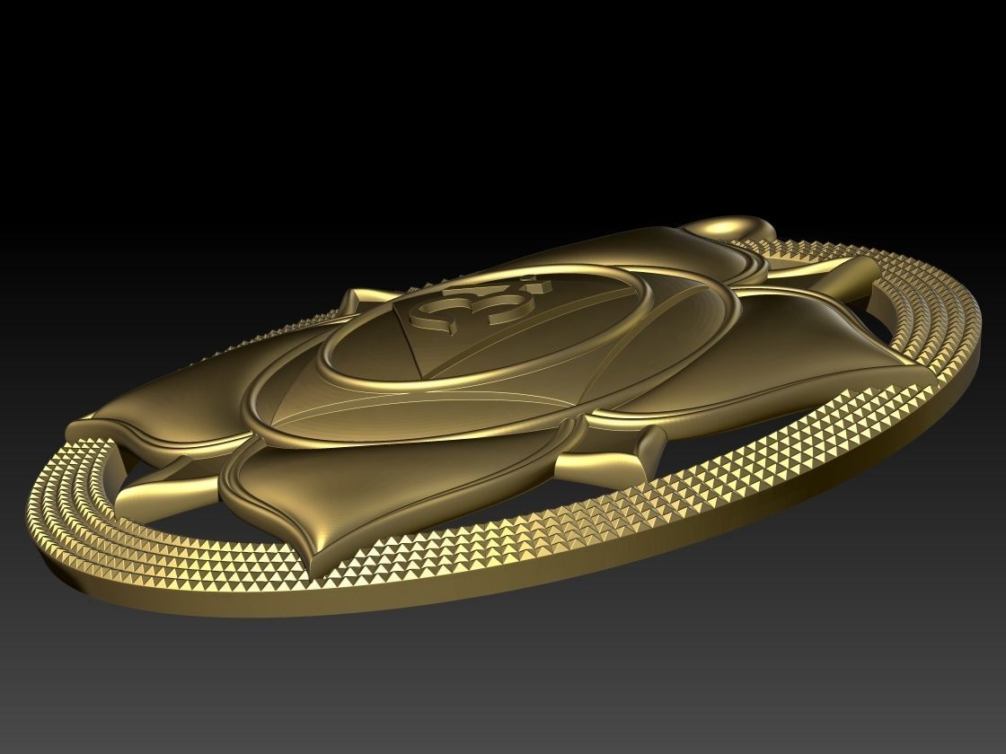 Muladhara chakras pendant 3D model for printing 3D print model_10