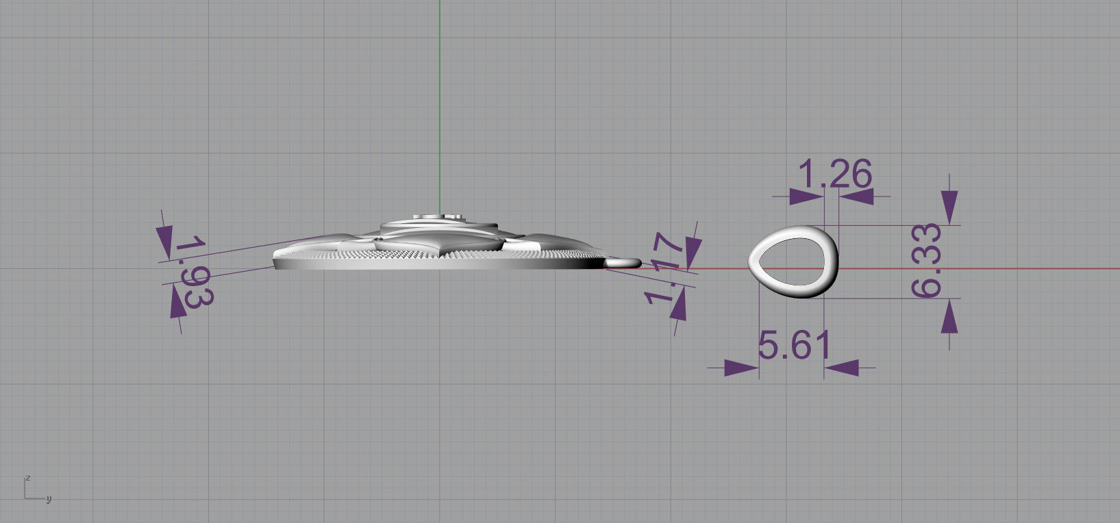 Muladhara chakras pendant 3D model for printing 3D print model_13