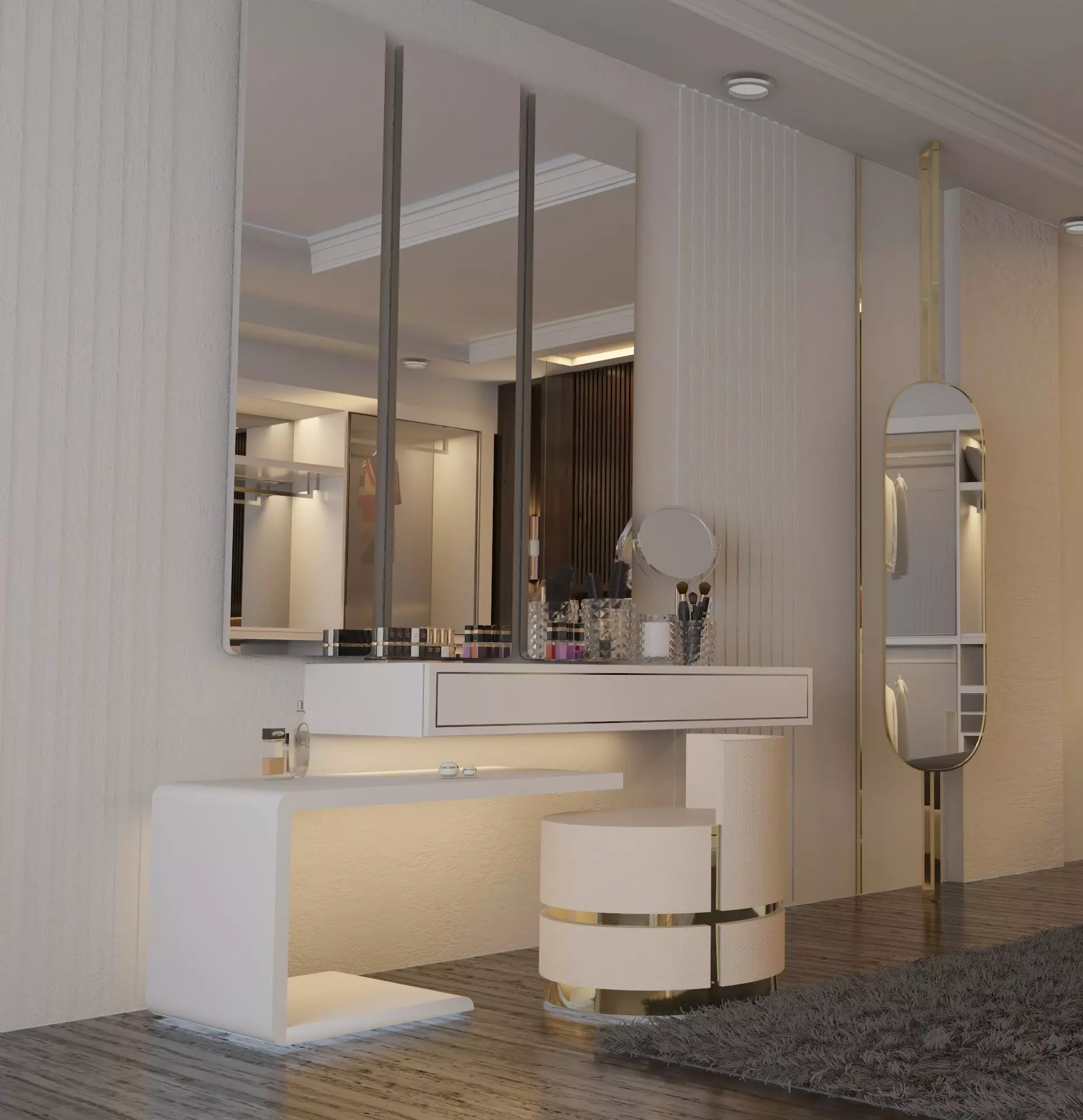 dressing table 3D model_0