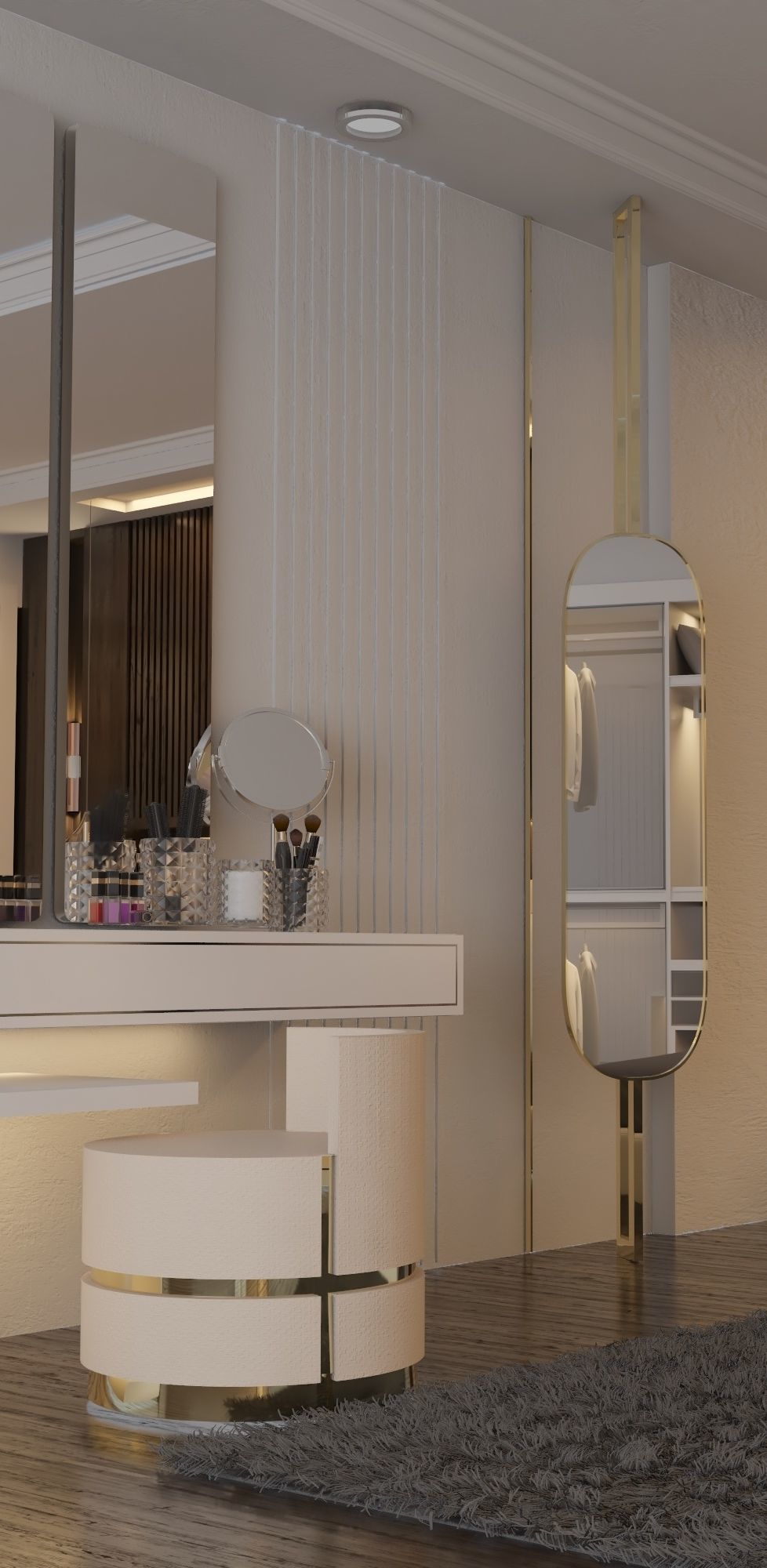 dressing table 3D model_2