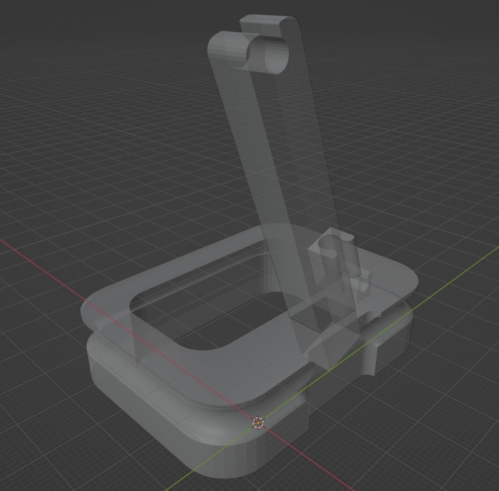 Huawei band 6 charge stand 3D print model_6