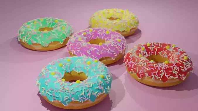 The Donut with sprinkles