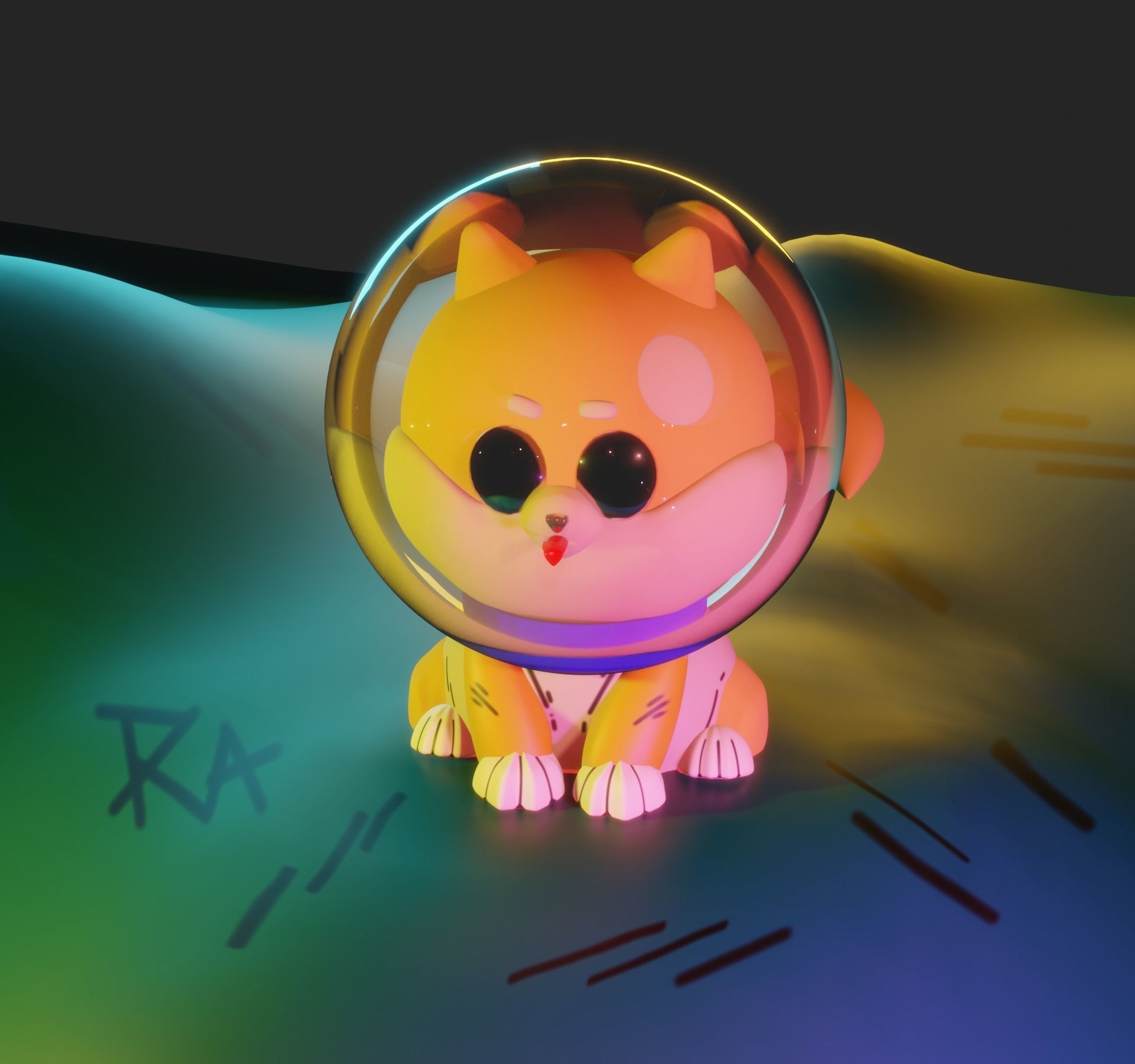 Little Puppy 3D model_2