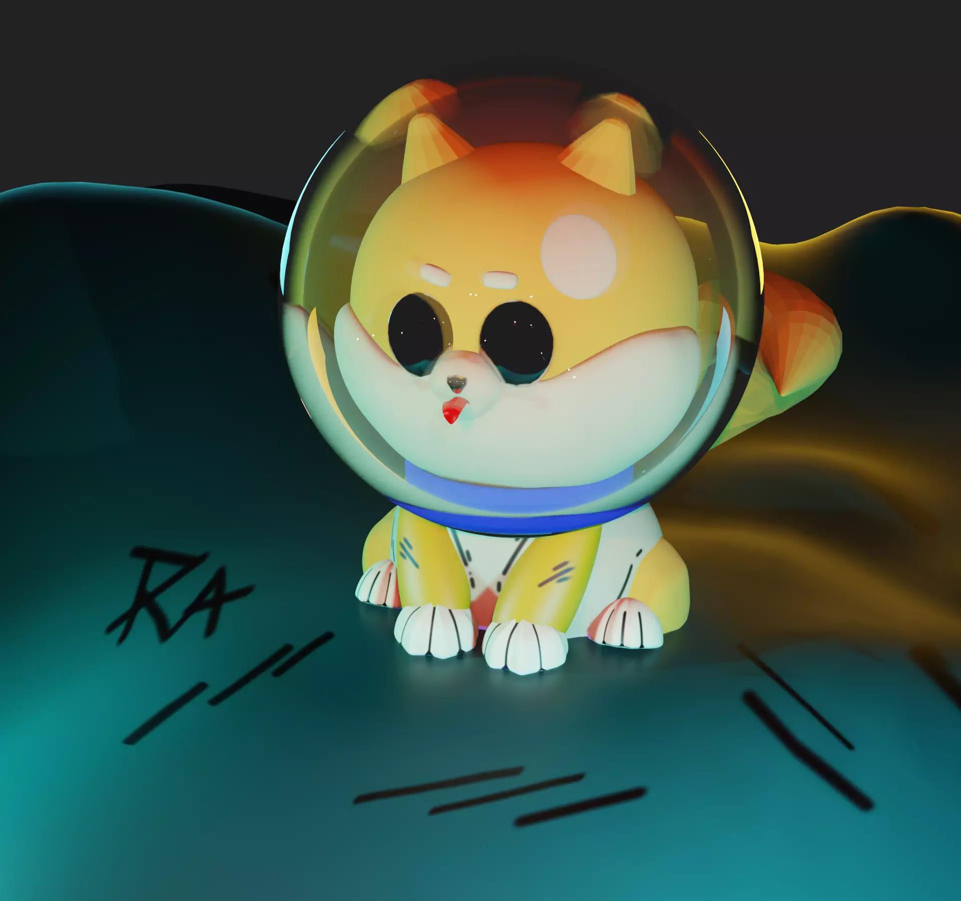 Little Puppy 3D model_0
