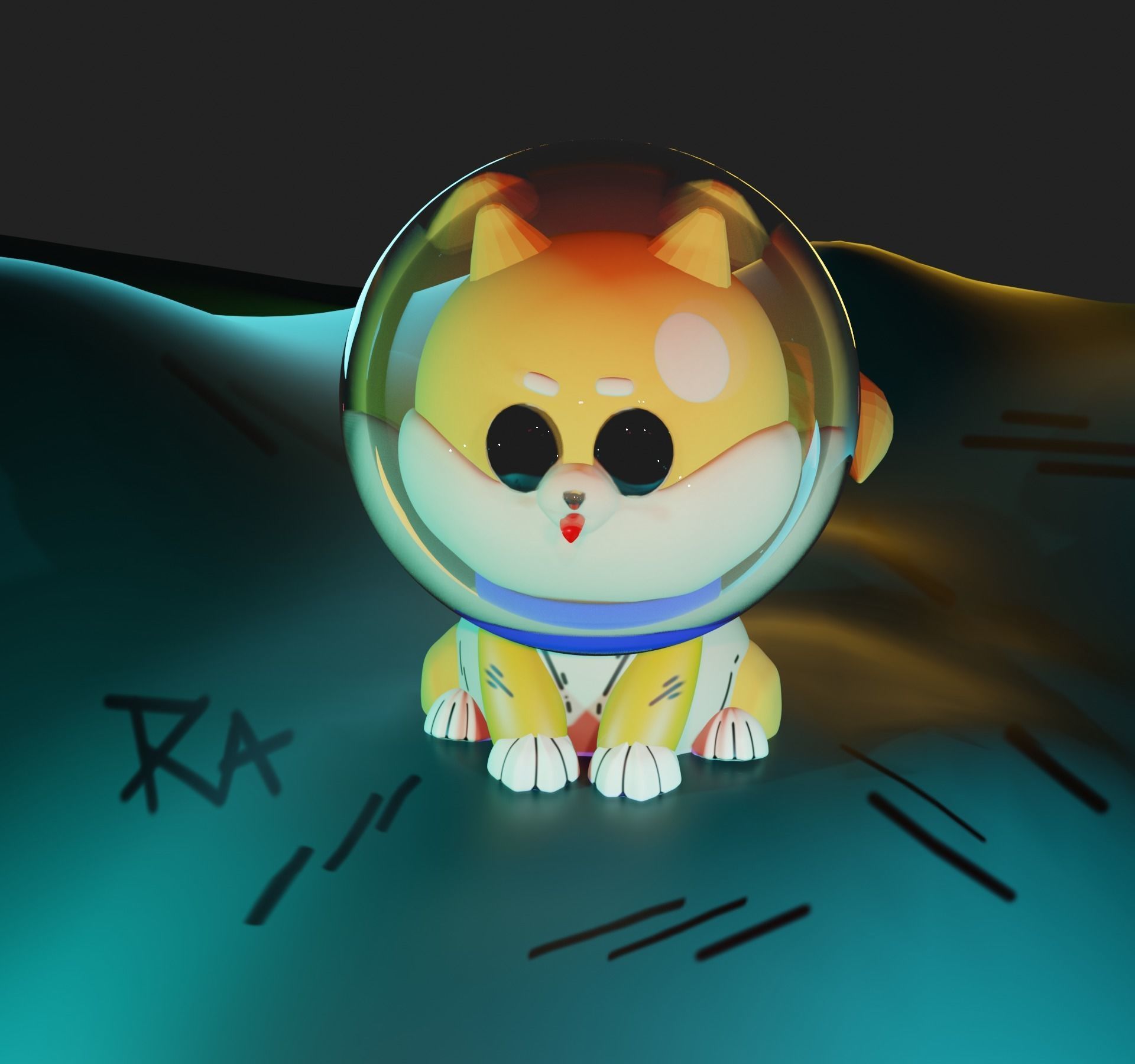 Little Puppy 3D model_1