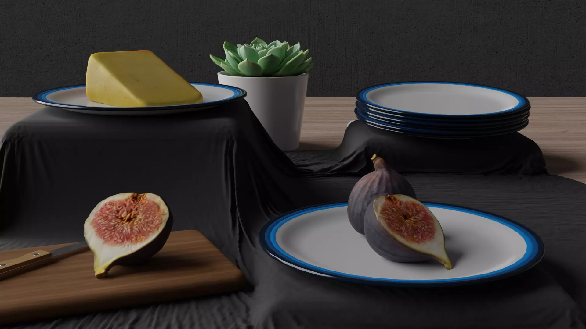 3 Lip Plate Low-poly 3D model