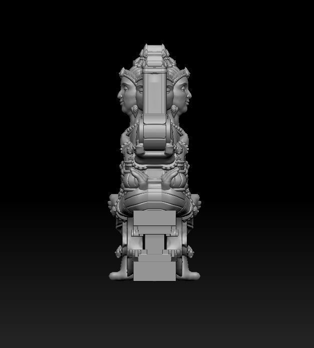 Brahma Hindu god 3d printable model 3D print model_1