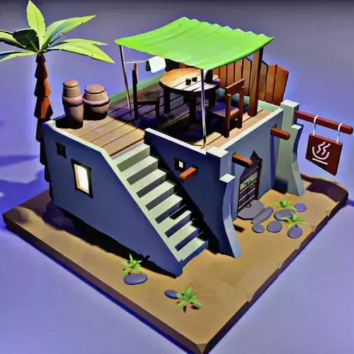 game design for unity Low-poly 3D model