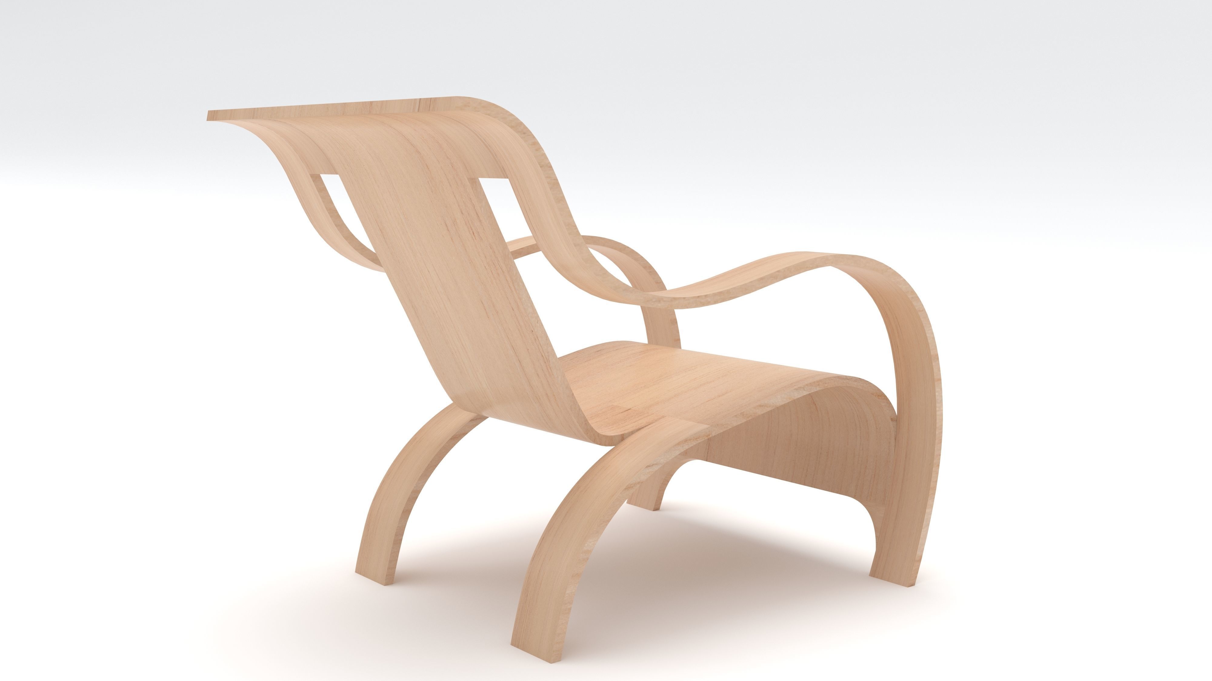Armchair Summers Gerald 3D model_1