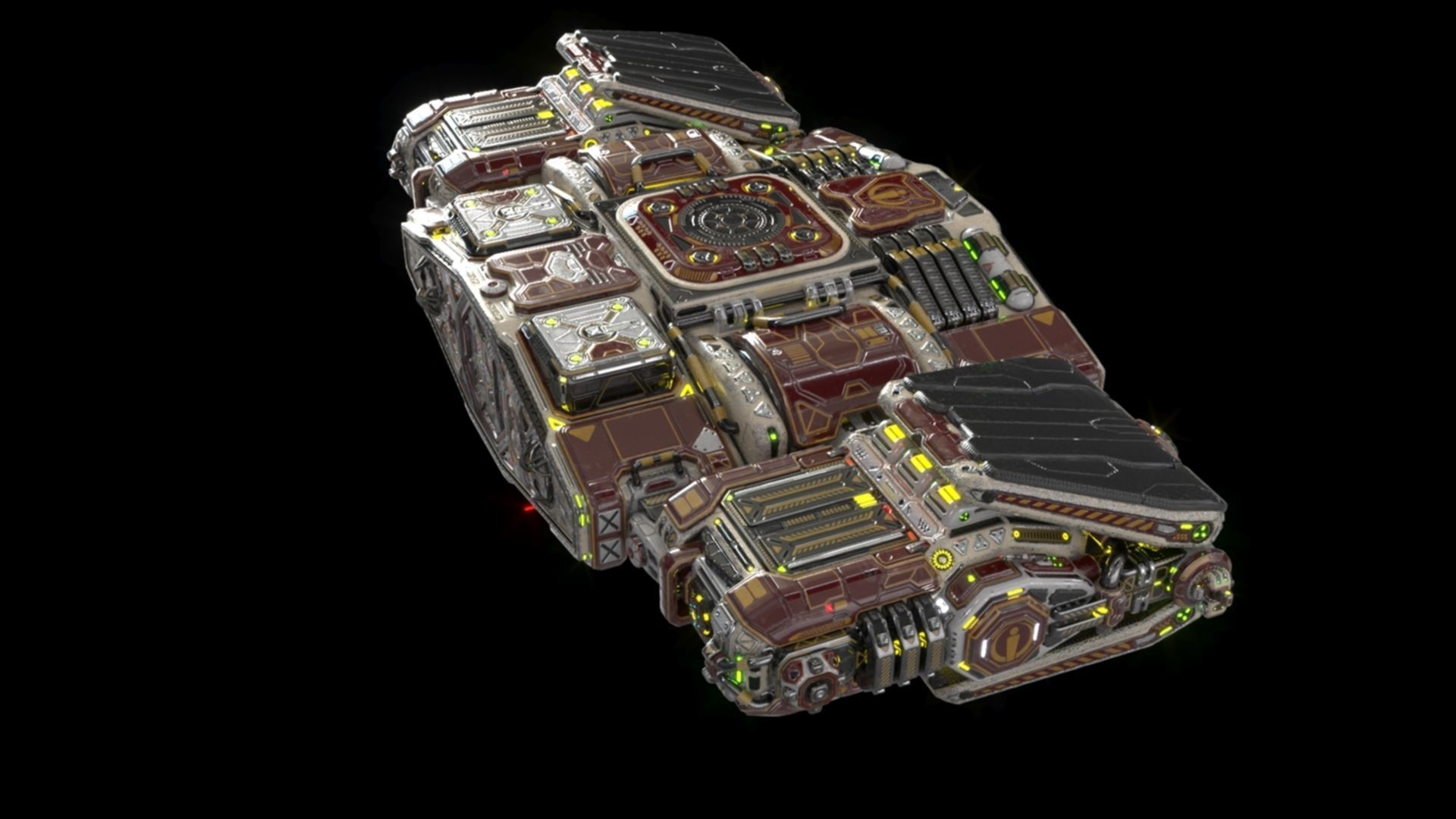 Imperial Assault Ship Section 3D model_26